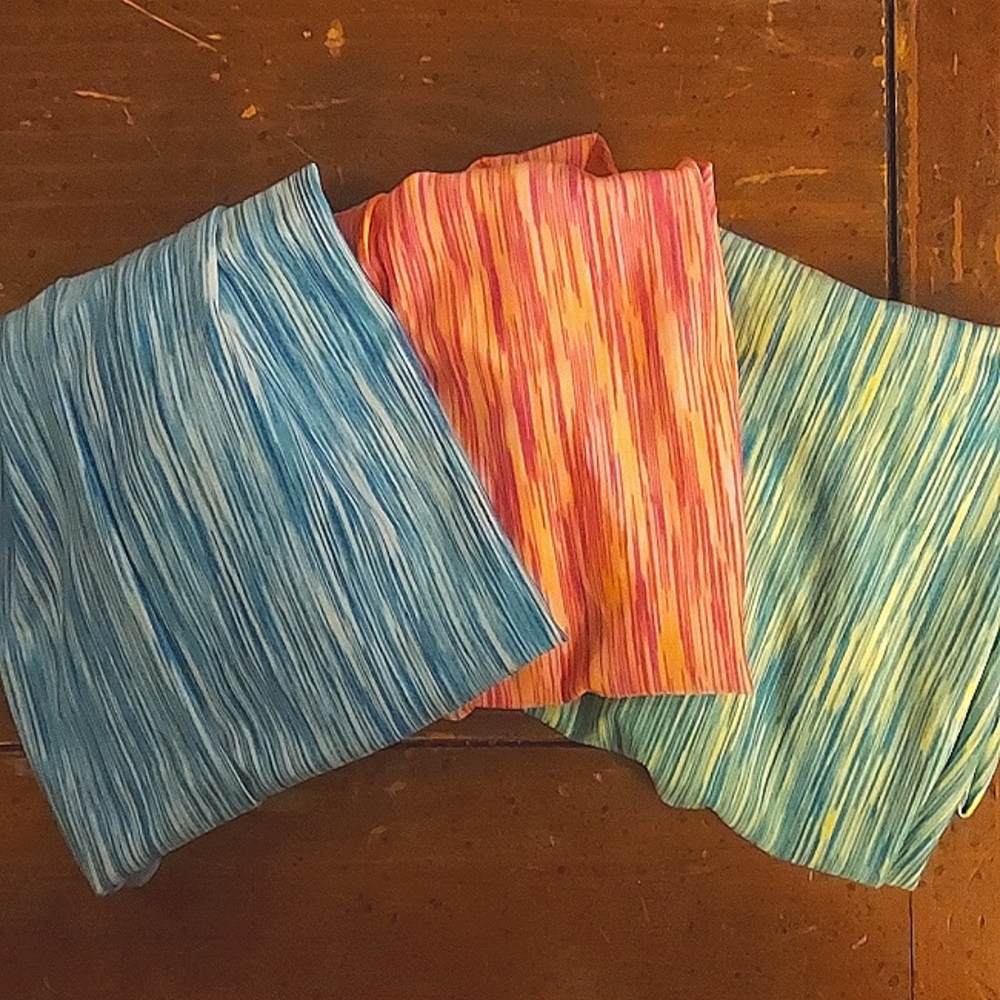 Athletic headbands - set of 3